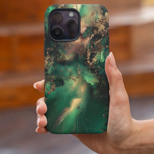 Jade Mirage - A Green Vision in the Heart of the Cosmos